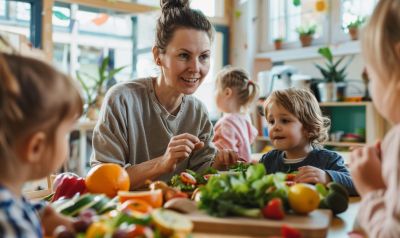 freundschaften in der kita kinder und erzieherin beim essen